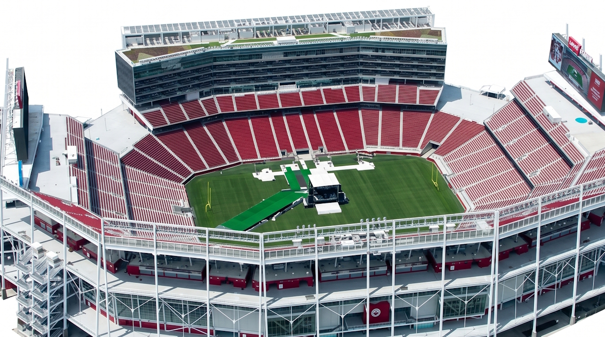 Estádio de San Francisco e Baía